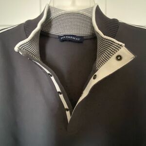 HATHAWAY Men’s Ribbed Knit Pullover Sweater Size XL